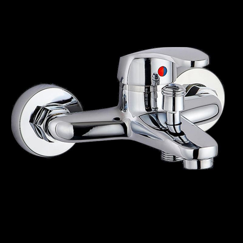 Avtoit | Modern Silver Bathtub Spout Single-Hole and Two-Hole Installation Faucet