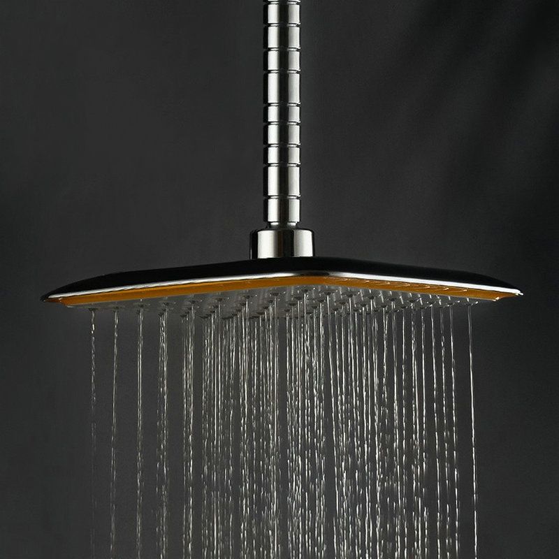Avtoit | Modern Square Showerhead Combo Chrome Rainfall Showerhead