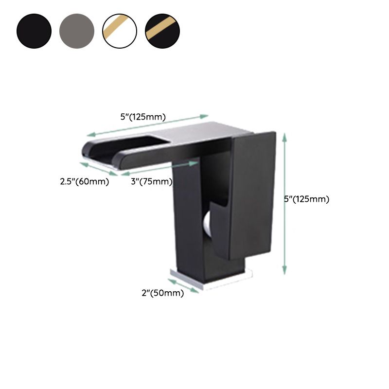 Avtoit | Basin Waterfall Outlet Single Lever Tap with LED Light