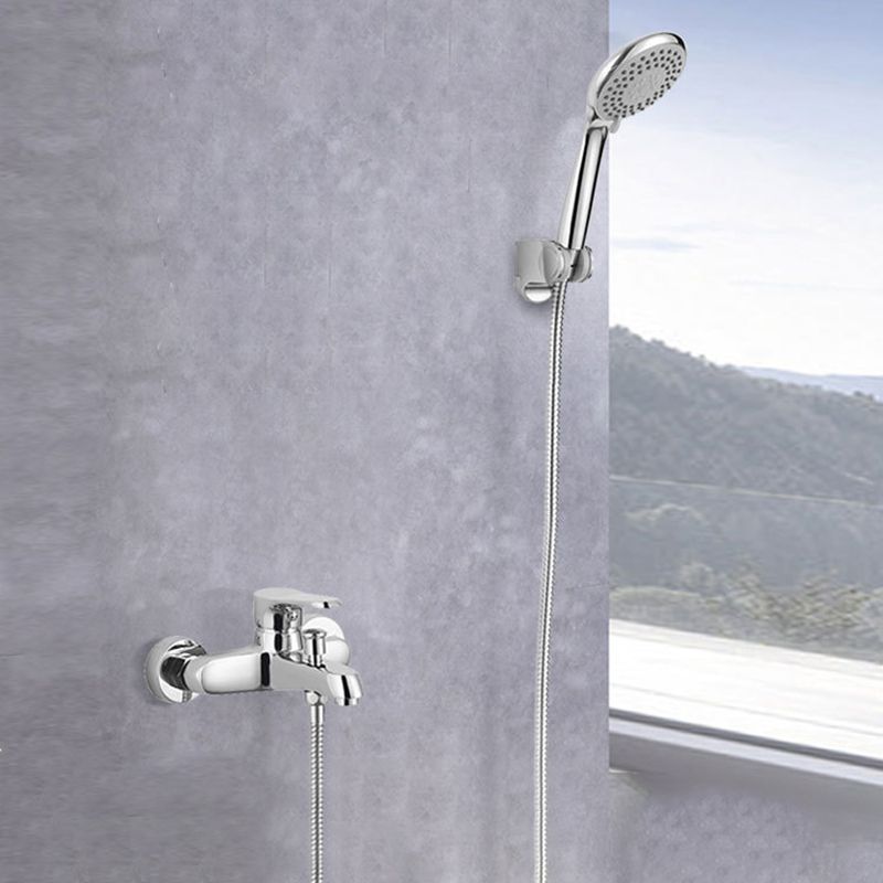 Avtoit | Bathroom Bathtub Pull-Out Wall-Mounted Hand Shower Fixed Bathtub Faucet