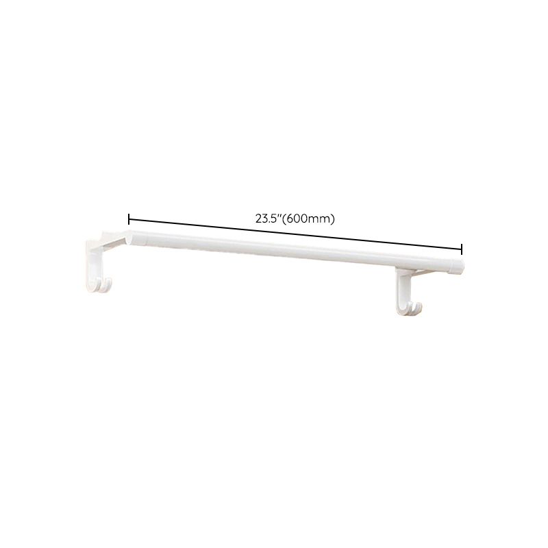 Avtoit | Modern Bathroom Hardware Set Towel Bar White Bath Shelf Bathroom Hardware Set