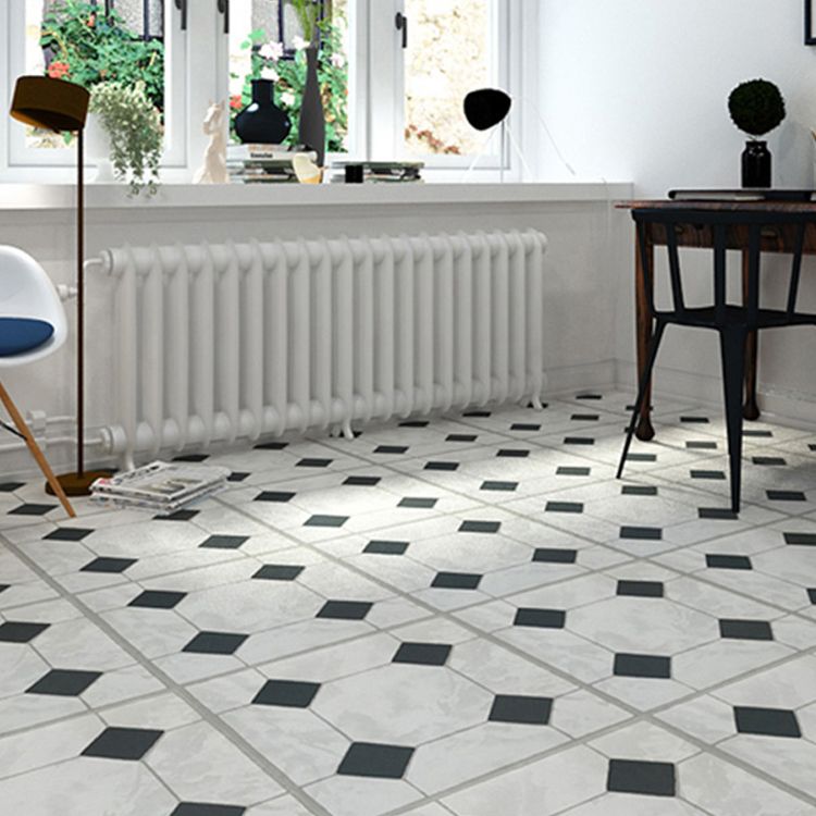 Avtoit | Smooth PVC Floor Covering Peel and Stick Waterproof Square Vinyl Flooring