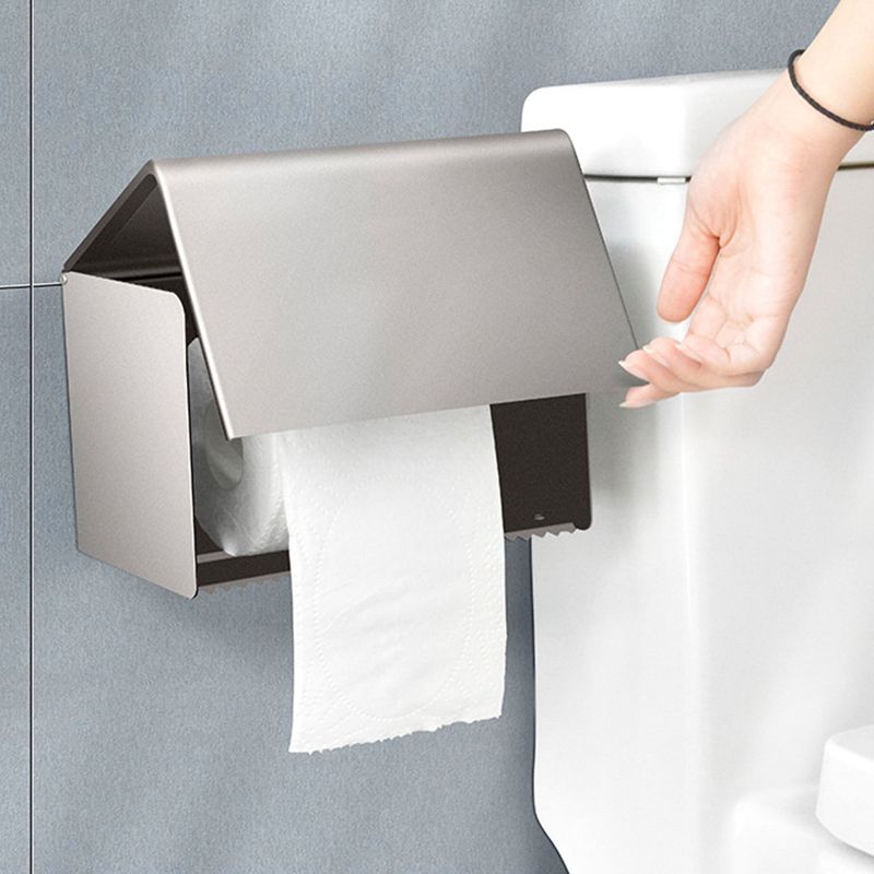 Avtoit | Contemporary Metal 5-piece Bathroom Accessories Set with Bath Shelf