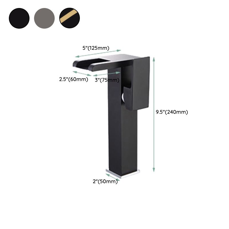 Avtoit | Basin Waterfall Outlet Single Lever Tap with LED Light
