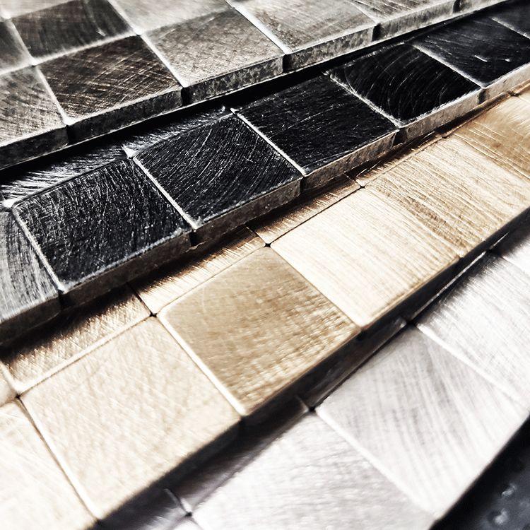 Avtoit | Mosaic Tile Wallpaper Contemporary Peel and Stick Wallpaper with Square Shape