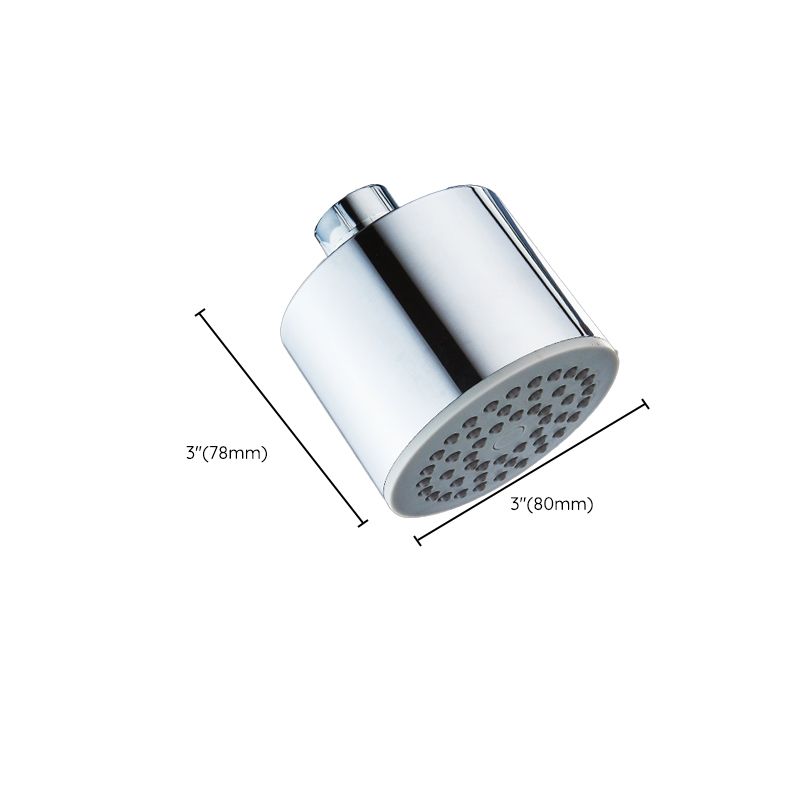 Avtoit | Round shower head made of stainless steel in silver wall-mounted shower head