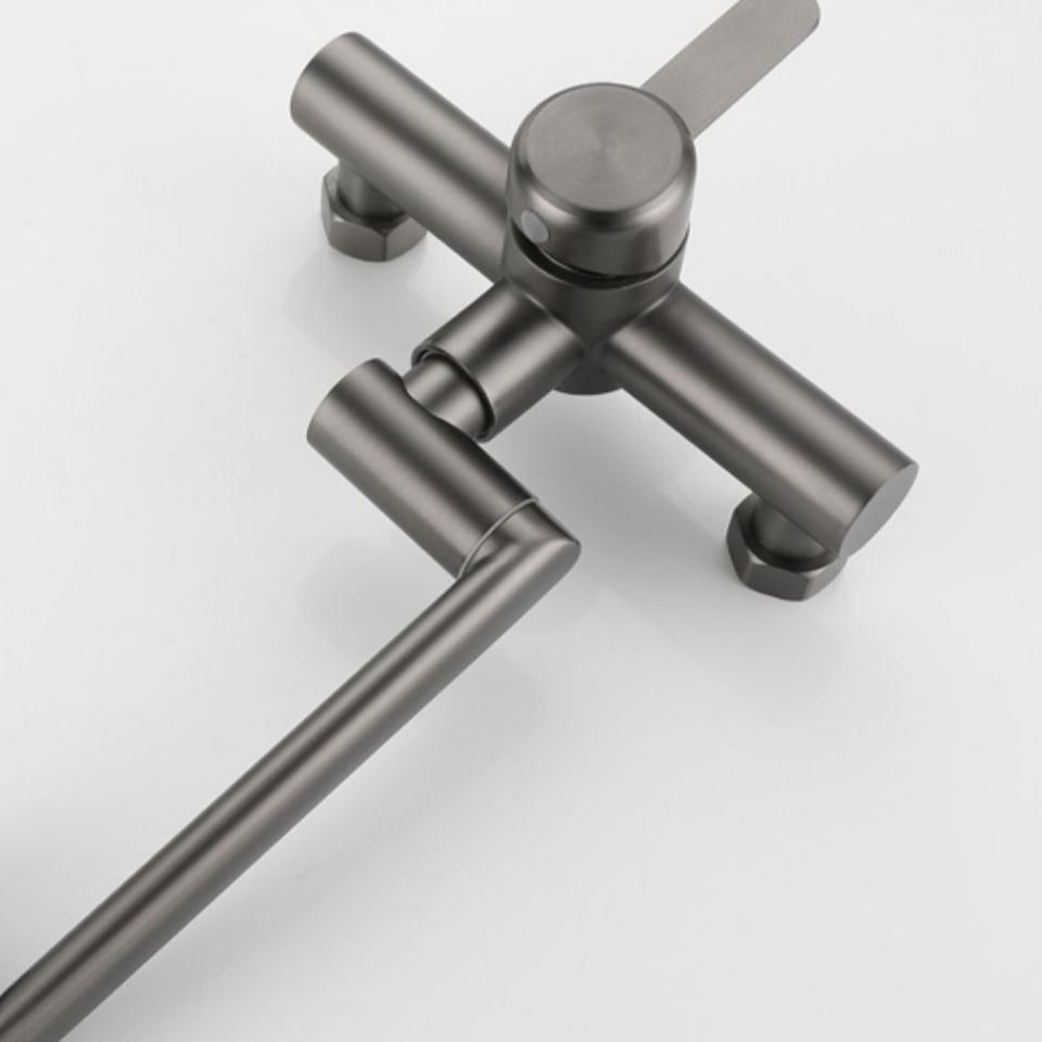 Avtoit | Modern Wall-Mount Kitchen Faucet Single Handle Faucet in Chrome
