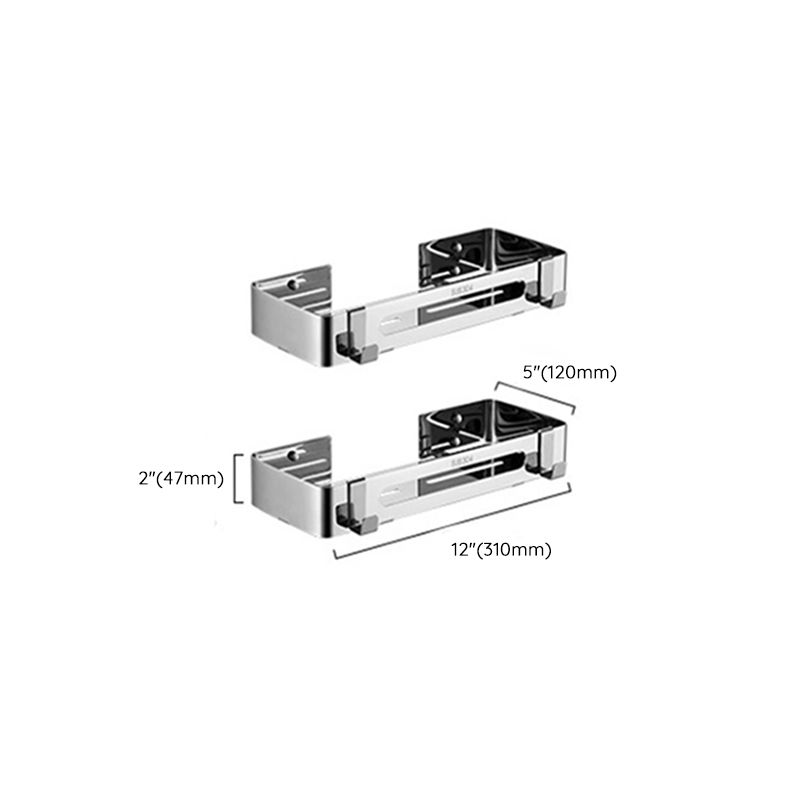Avtoit | Modern Stainless Steel Bathroom Shelf Paper Holder Bathroom Accessory Set