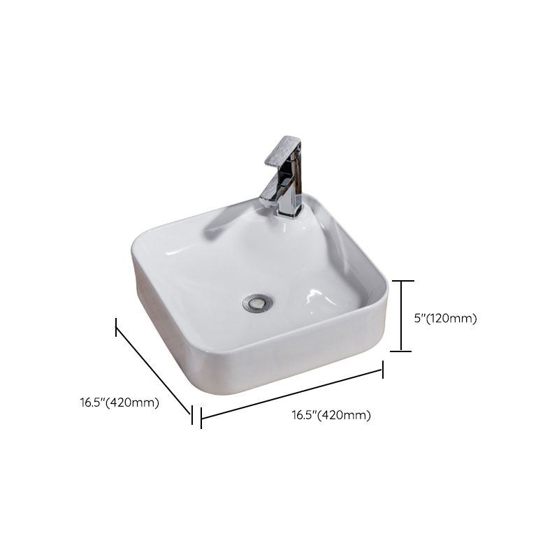 Avtoit | Modern Sink Solid Color Porcelain Sink