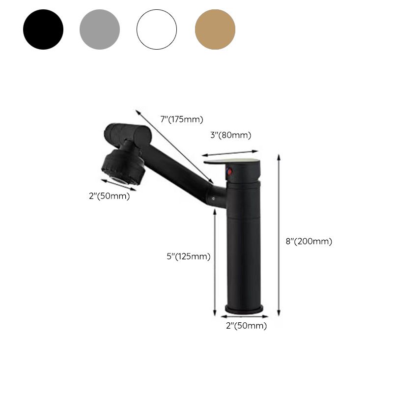 Avtoit | Vessel Sink Faucet Glam Style Single Lever Mixer Bathroom Fitting