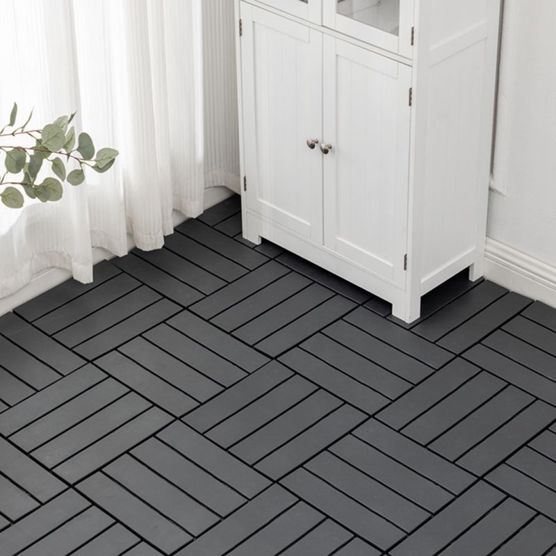 Avtoit | 30 cm X 30 cm 4-Slat Square Deck/Patio Floor Tiles Snap Fit Installation Floor Tiles