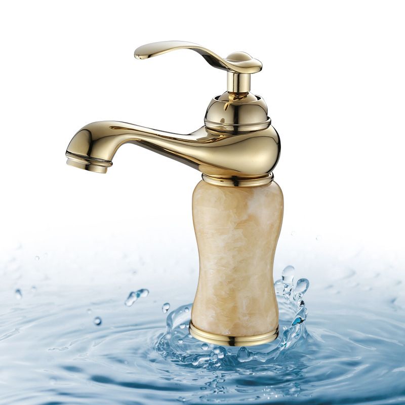 Avtoit | Luxury Vessel Faucet Brass Lever Handles Low Arc Sink Faucet