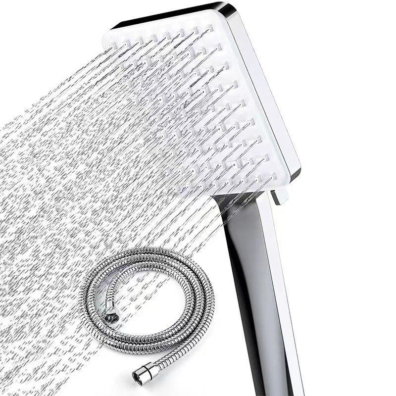 Avtoit | Contemporary Showerhead Square Handheld Showerhead in Silver