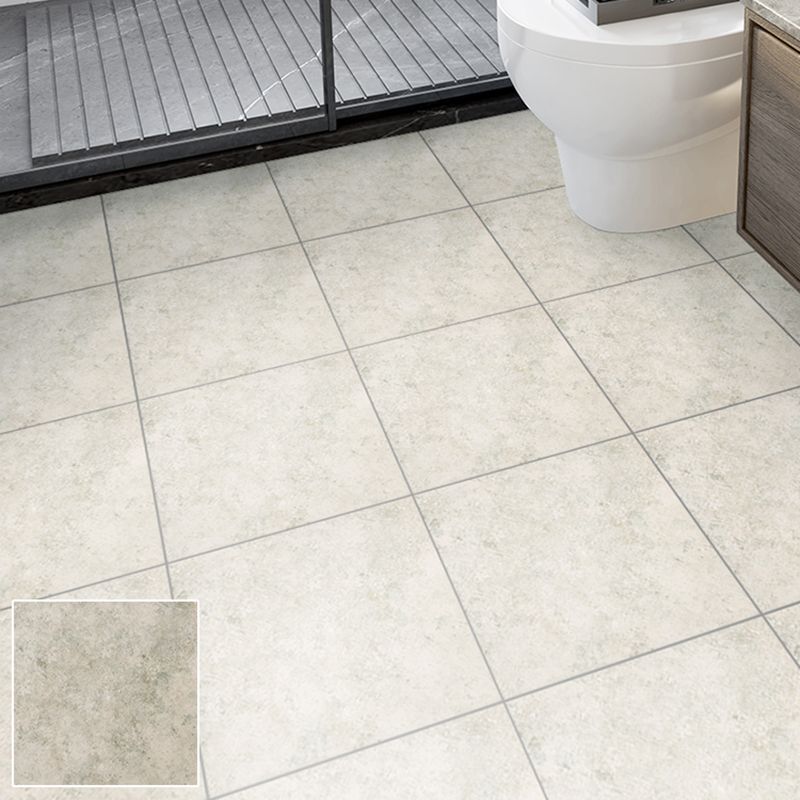 Avtoit | Square Bathroom PVC Flooring 12" x 12" x 0.07 mm Peel and Stick Vinyl Flooring