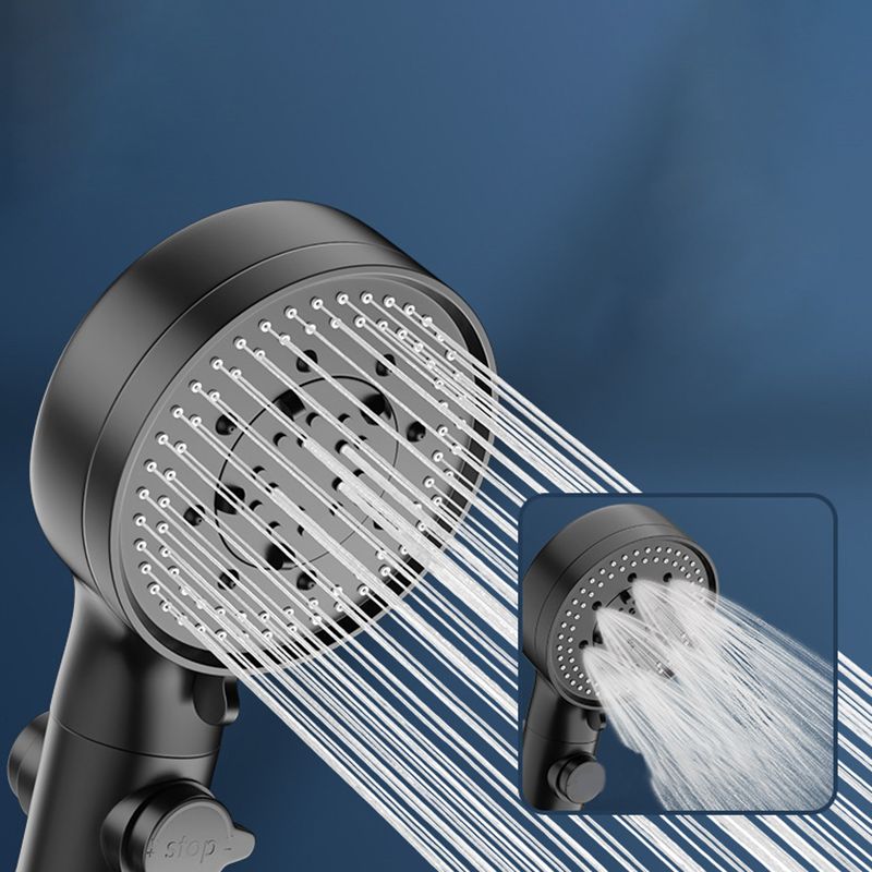Avtoit | Bathroom Shower Head 5-Stream Round Hand Shower Holder Wall Mount Shower Head
