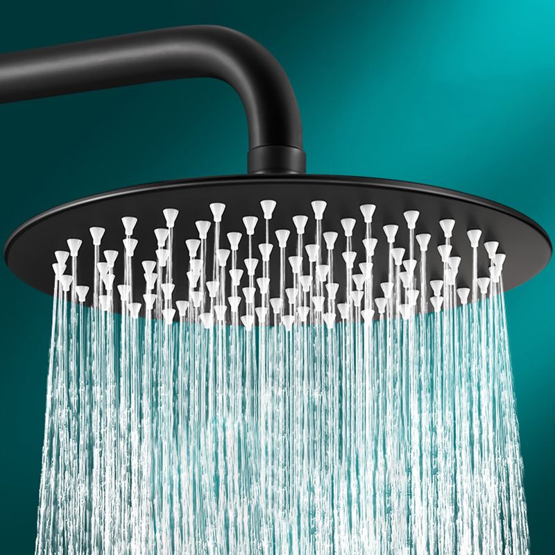 Avtoit | Black round fixed shower head Modern design wall-mounted shower head