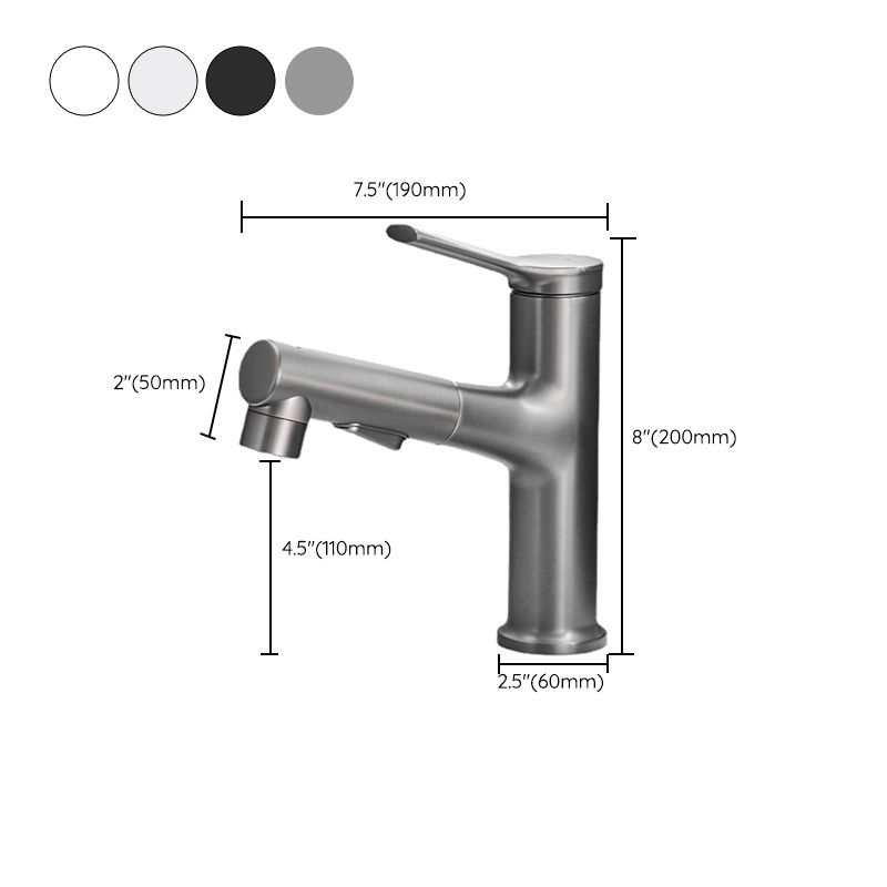 Avtoit | Contemporary Single Color Faucet Low Arc Centerset Sink Faucet for Bathroom