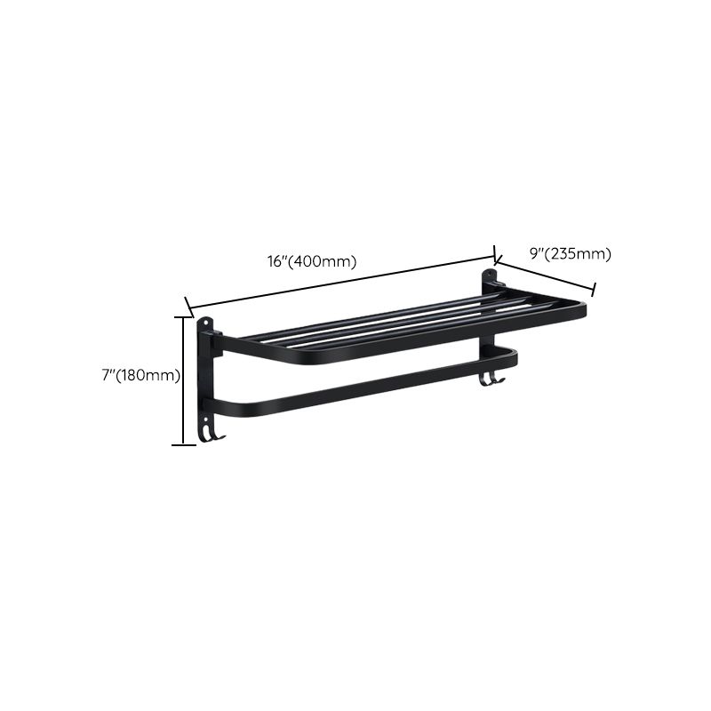 Avtoit | Modern Bathroom Accessories Black Paper Holder Bathroom Shelf Bathroom Accessory Set