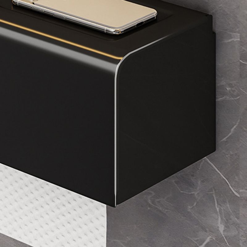 Avtoit | Matt Black 2-piece modern bathroom accessories as a single item or as a set with bath shelf