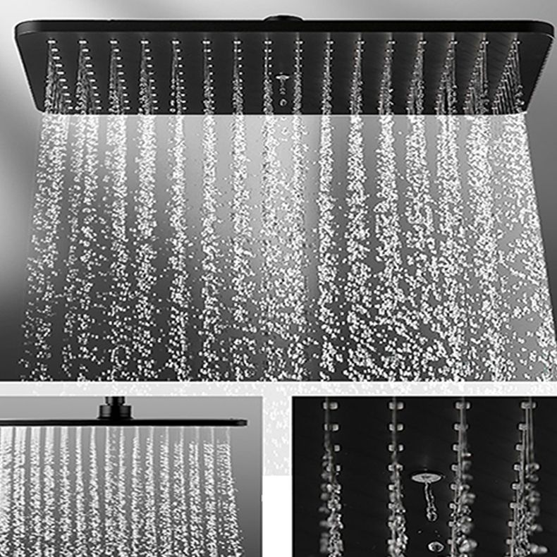 Avtoit | Modern rectangular shower head combo standard spray pattern with hand shower