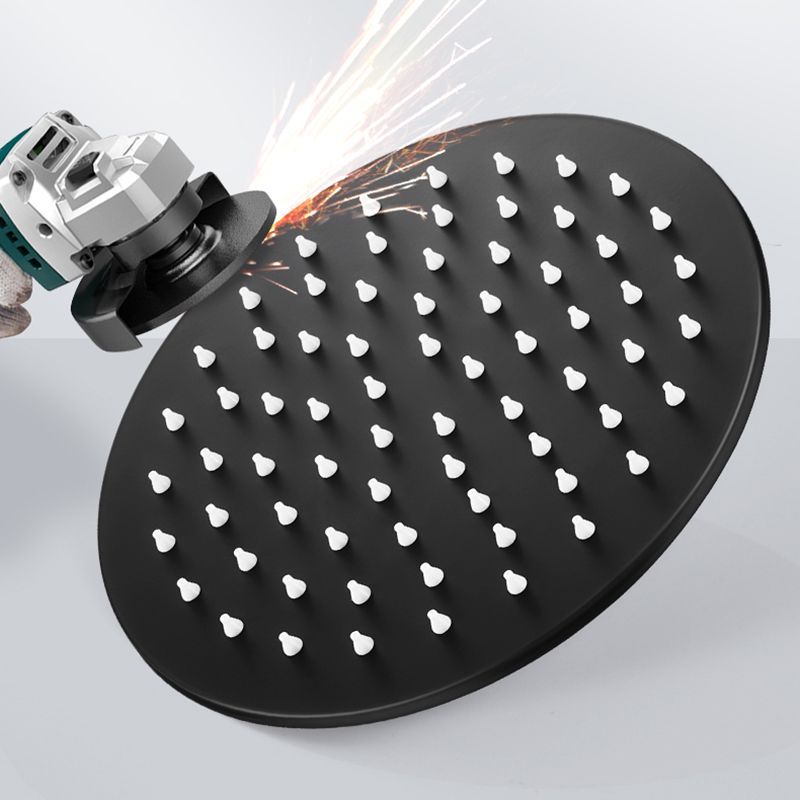 Avtoit | Black round fixed shower head Modern design wall-mounted shower head