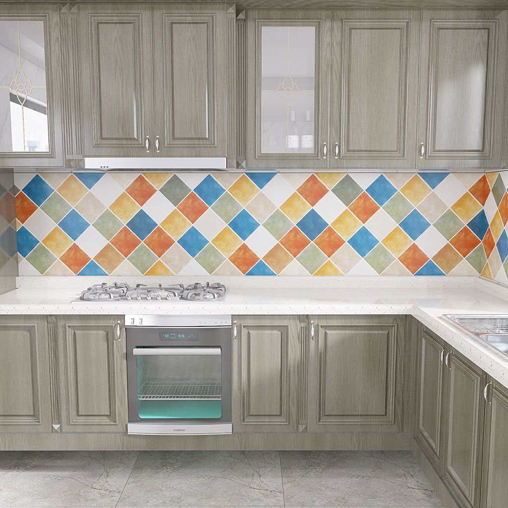 Avtoit | Modern Peel-and-Stick Backsplash Wall Tiles made of Plastic Mosaic Tile Wallpaper for the Kitchen