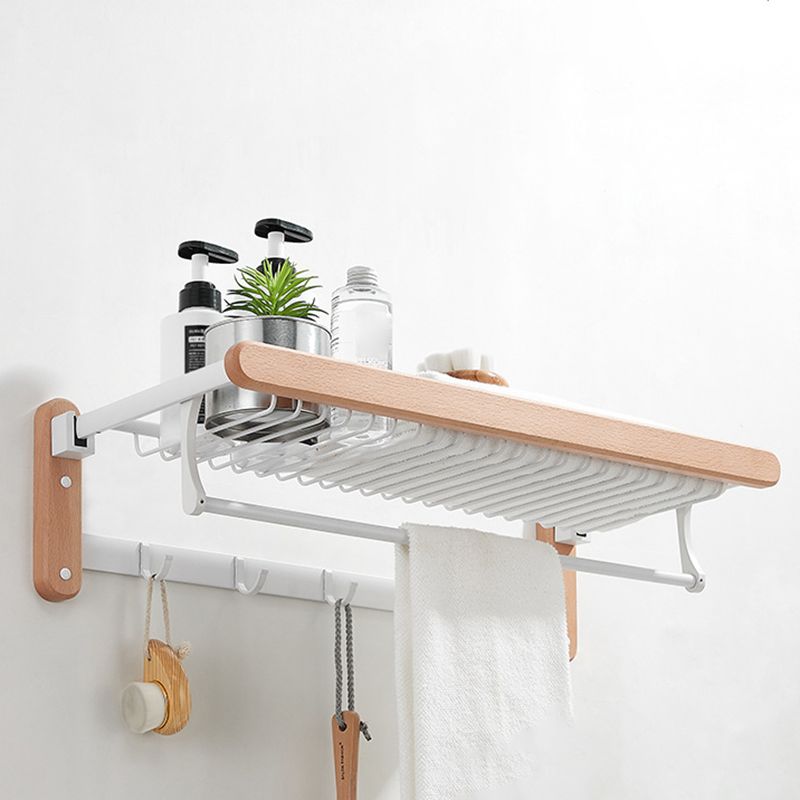 Avtoit | White Bathroom Set Solid Wood & Aluminum Bathroom Accessories Individually or as a Set
