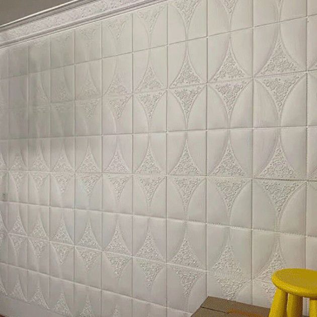 Avtoit | Modern Style Plastic Wall Panel Living Room Peel and Stick 3D Wall Covering