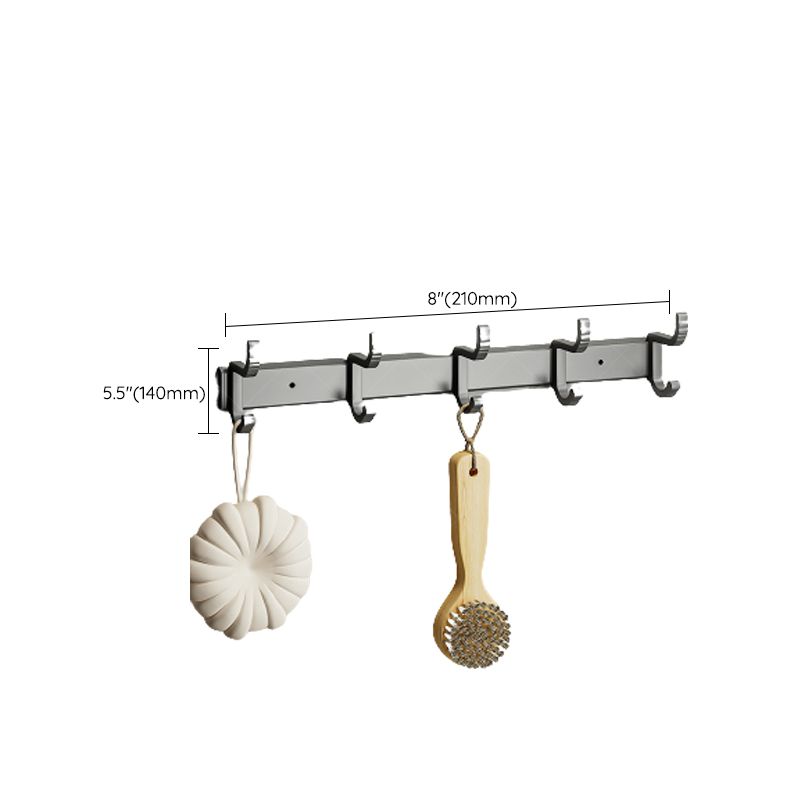 Avtoit | Modern Bathroom Accessories Hardware Set Gray Towel Bar Bathroom Shelf Bathroom Hardware Set