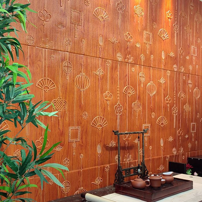 Avtoit | Contemporary Wall Panels Self-Adhesive Waterproof Cartoon 3D Print Wall Covering