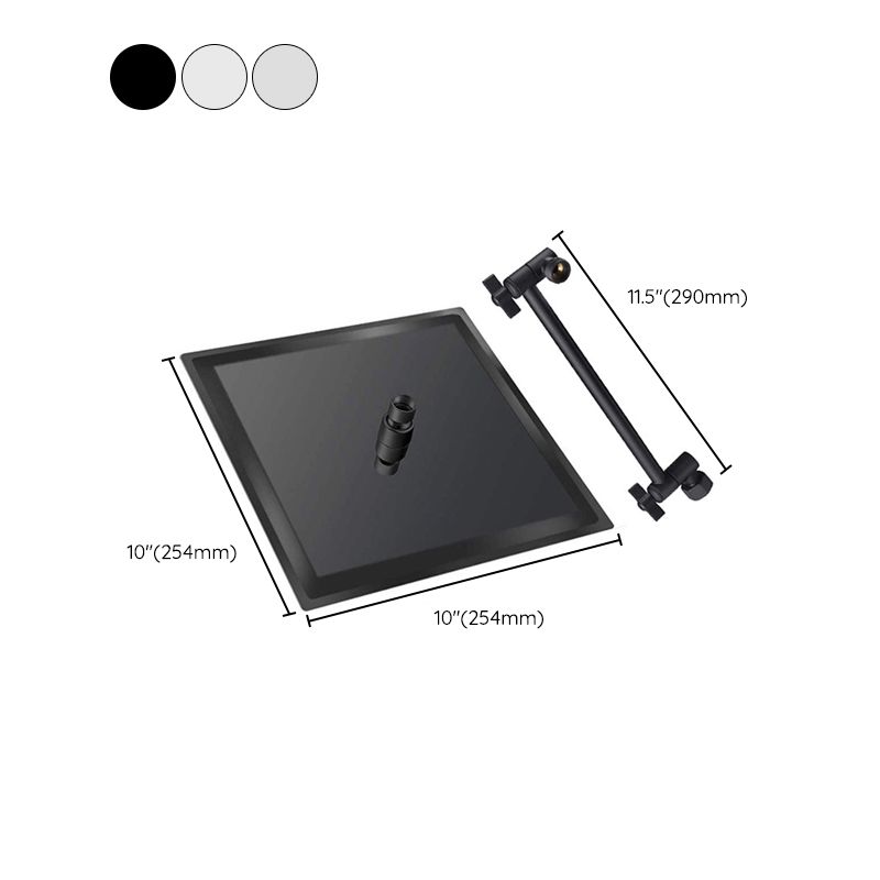 Avtoit | Stainless Steel Fixed Shower Head Rainfall Wall Mounted Shower Head with Extension Arm