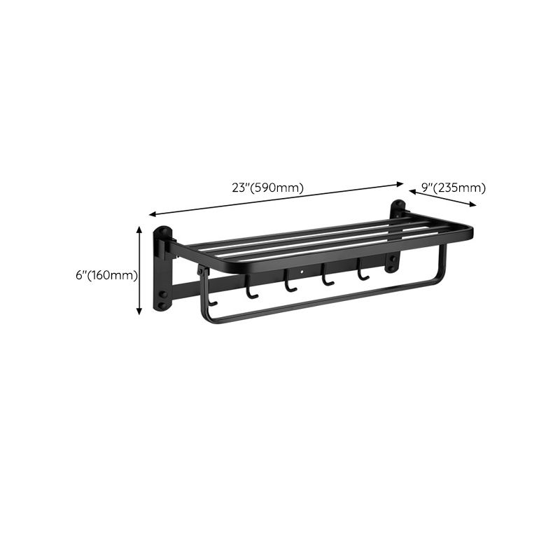 Avtoit | Modern Bathroom Accessory Set Bath Shelf Towel Holder Matte Black Bath Hardware Set