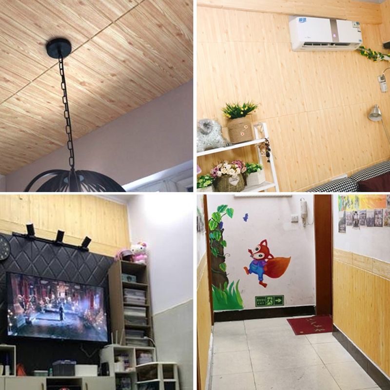 Avtoit | 3D Embossed Interior Wall Covering Self-Adhesive Wood Look Wall Paneling