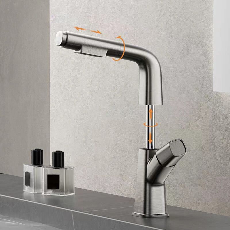Avtoit | Widespread sink faucet Modern tap with single lever