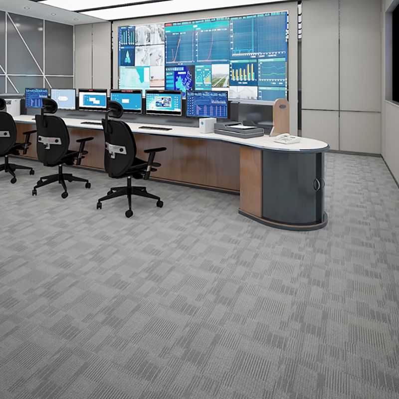 Avtoit | Waterproof Plastic Floor Rectangular Fabric Look Square Edge Floor Tile