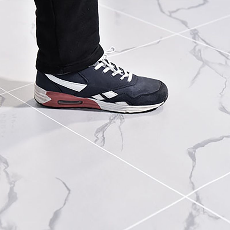 Avtoit | Rectangular Plastic Floor Water-Resistant Fabric Look Floor Tiles