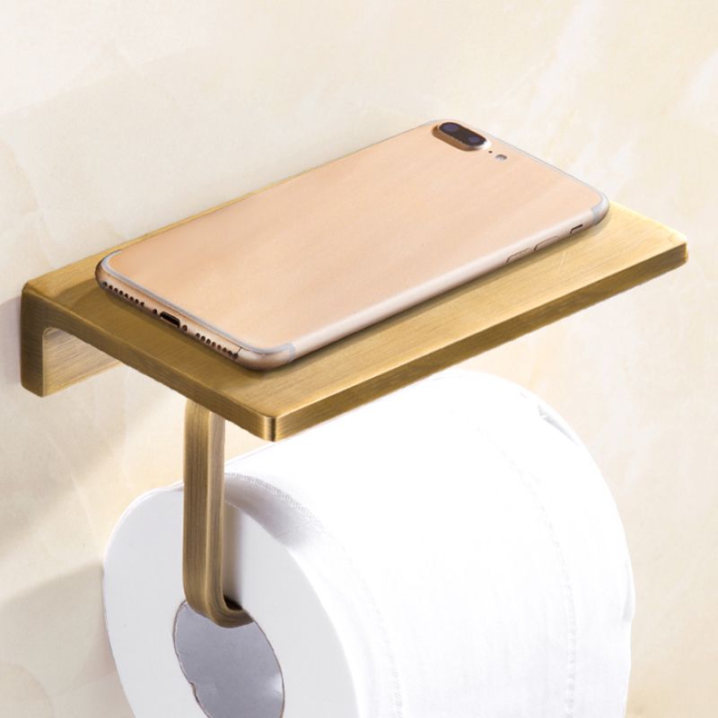 Avtoit | Traditional Bathroom Accessory Set Gold Paper Holder Bathroom Set