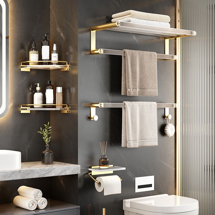 Avtoit | Plastic Modern Bathroom Accessories Hardware Set with Shelf