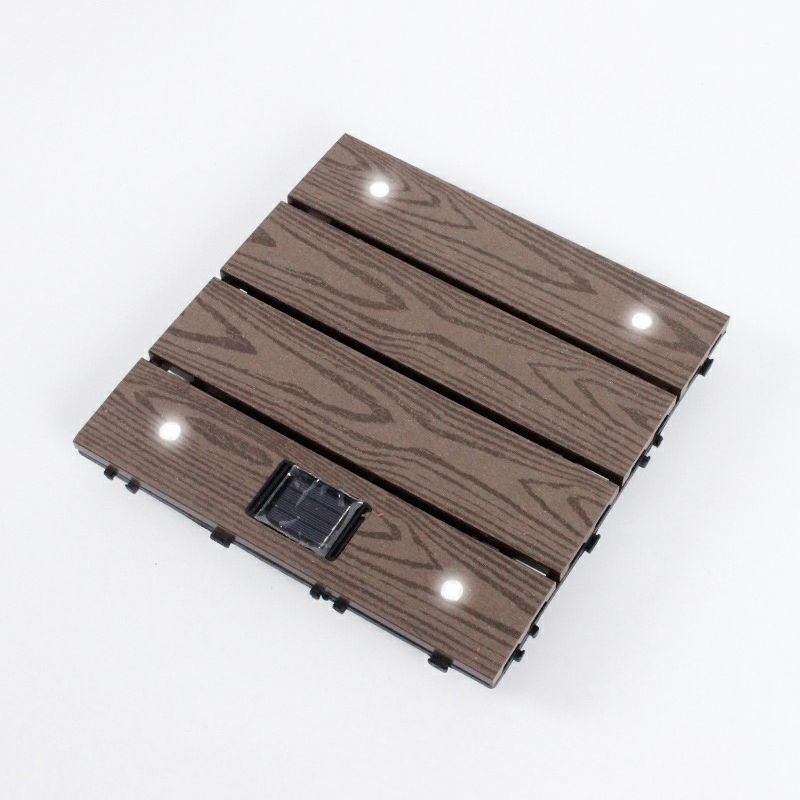 Avtoit | Striped Pattern Terrace Floor Tiles Square Click Floor Tiles Floor Board