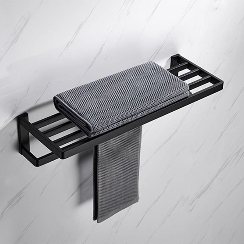 Avtoit | Matt Black 5-piece modern bathroom accessory as a single item or as a set with towel bar