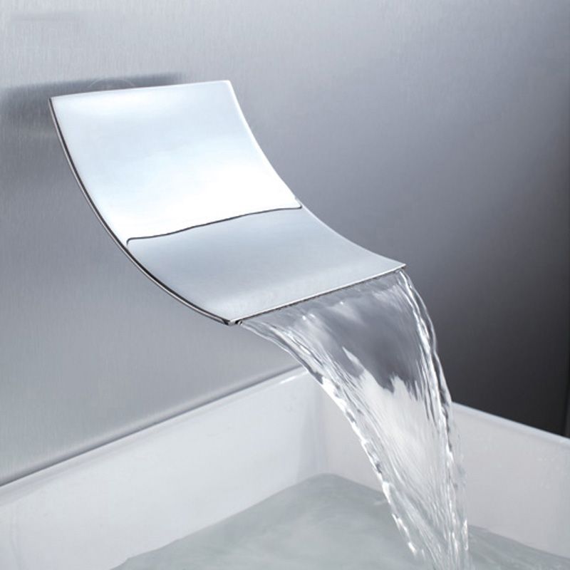 Avtoit | Modern Wall-Mounted Bathroom Faucet Low Arc Solid Brass Faucet