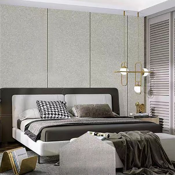 Avtoit | Modern Style Linen Wall Panel Living Room Removable Wall Covering
