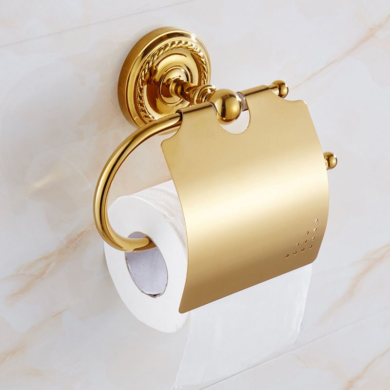 Avtoit | Traditional Golden Bath Accessory Set Copper Bathroom Accessory Kit