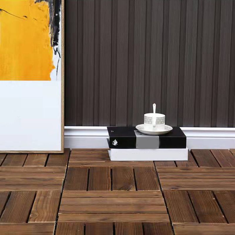 Avtoit | Wood Terrace Tiles Plug-in System Installation Outdoor Terrace Tiles