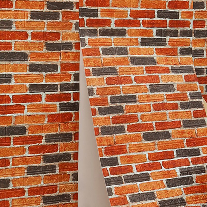 Avtoit | Industrial Wall Panel 3D Brick Wall Panels Waterproof Stickers Wall Tiles Set of 10
