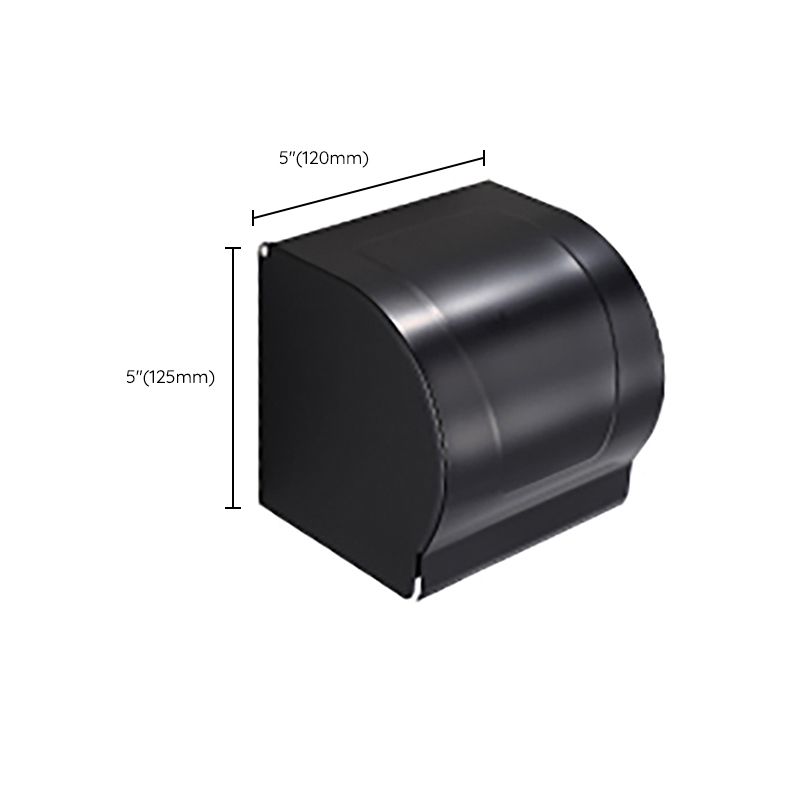 Avtoit | Contemporary Bathroom Accessory Set Black Surface Bathrobe Hook/Towel Ring Bar