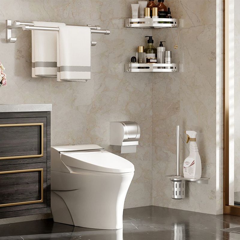 Avtoit | Modern Polished Chrome Bathroom Accessories Set Bath Shelf/Towel Holder/Paper Holder included
