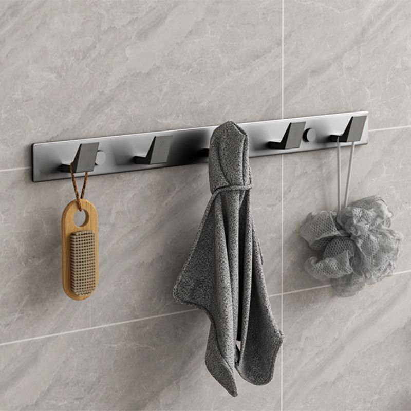 Avtoit | Modern Gray Bathroom Accessory Kit Paper Holder Bath Shelf Bathroom Hardware Set