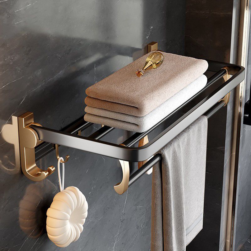 Avtoit | Traditional Black Aluminum Bathroom Fittings Set Bathroom Accessories Kit