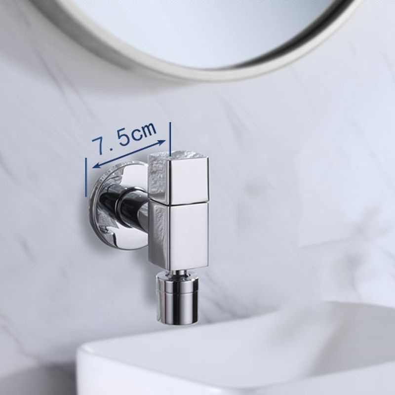 Avtoit | Contemporary Wall Mounted Bathroom Faucet Knob Handle Solid Brass Round Faucet